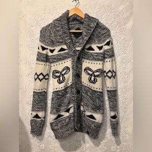 TNA knit cardigan sweater